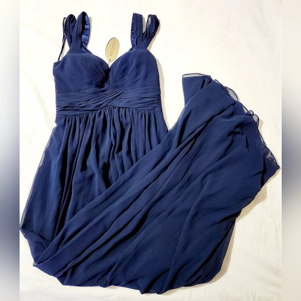 Lulu's Bariano Ocean of Elegance blue evening gown - Picture 7 of 10